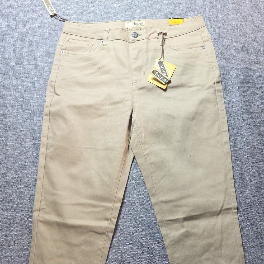 Hybrid Company Jeans Womens Super Stretch 14L Skinny Tan
